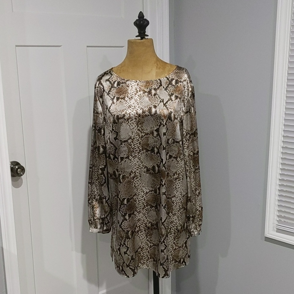 Chico's Snakeskin Printed Tunic